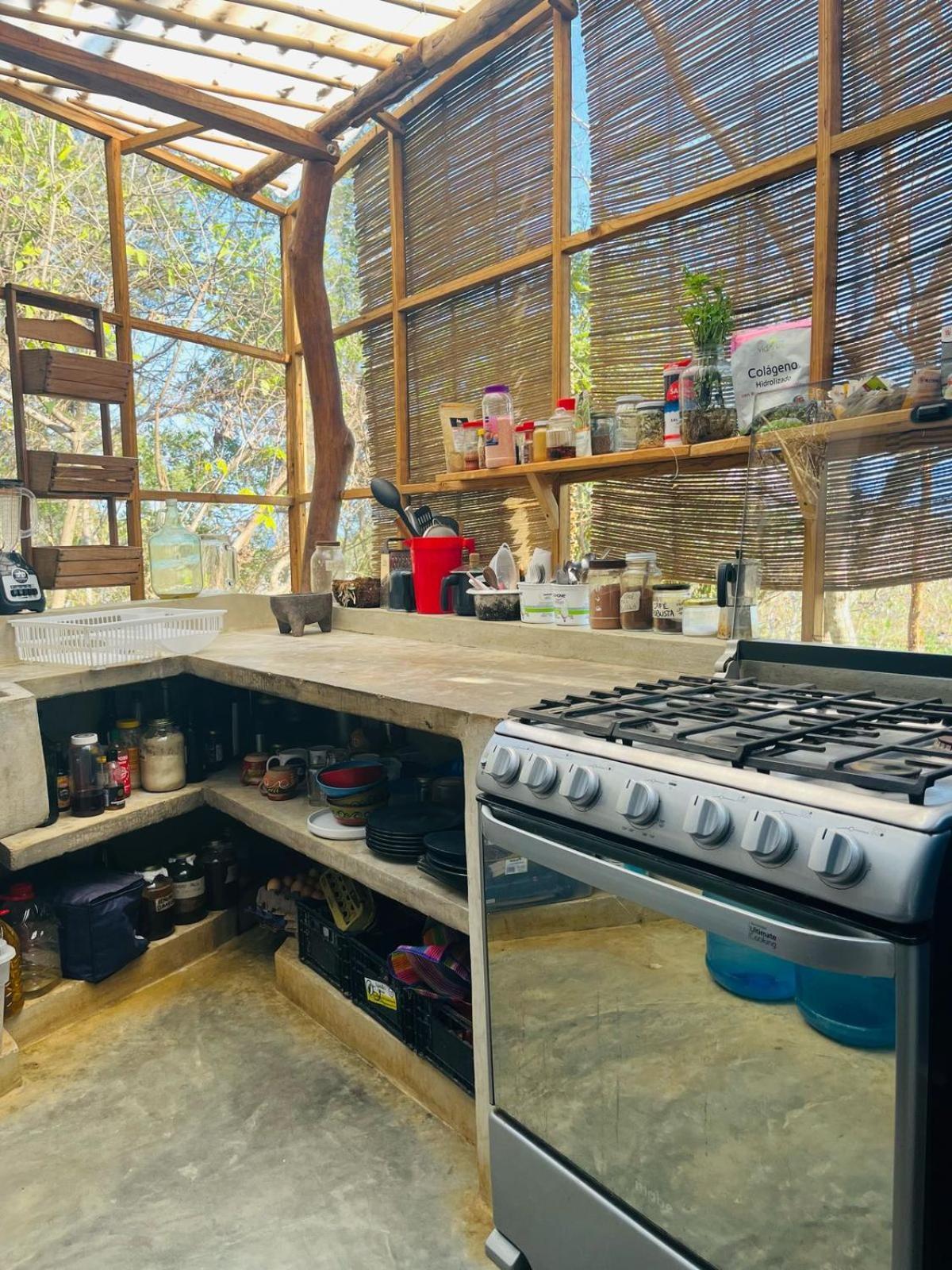 Bajo Las Estrellas Eco Glamping مازونتي المظهر الخارجي الصورة